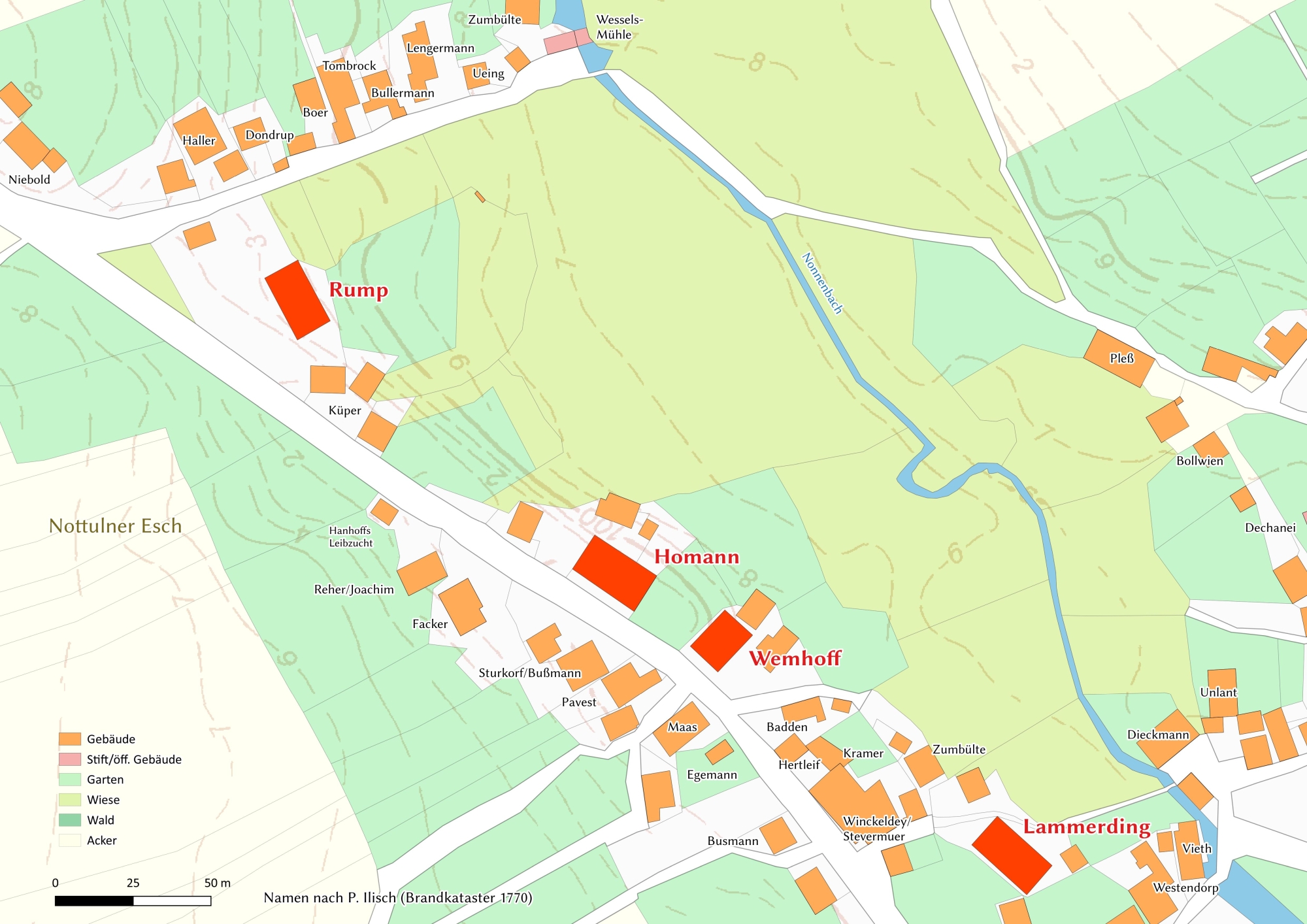 Plan 1826 Nord